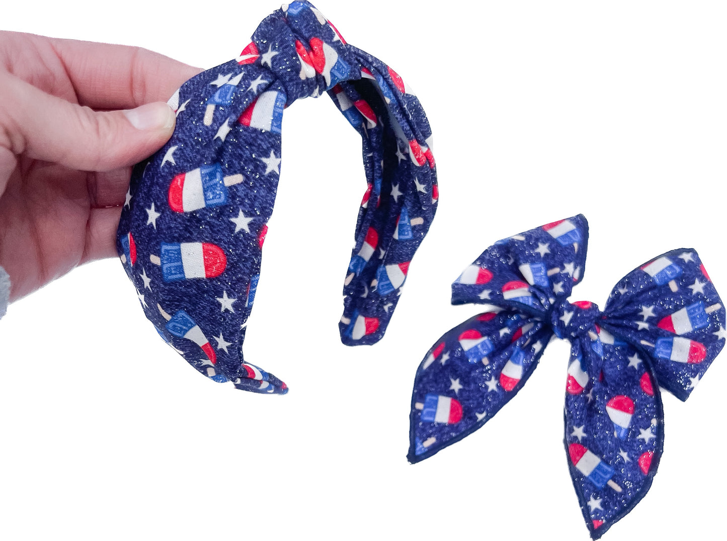 Mommy and me red white and blue set