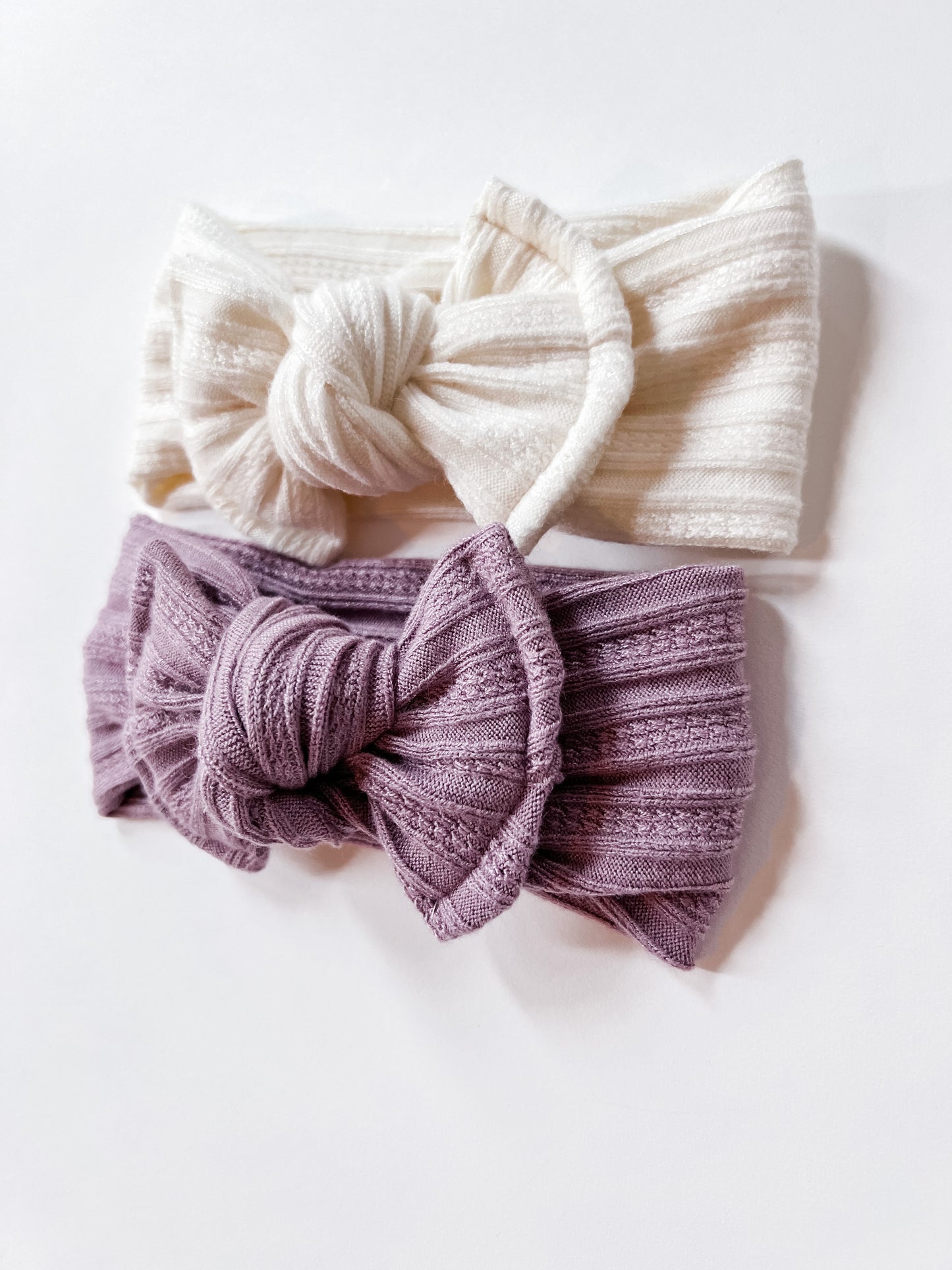Cable knit baby headband