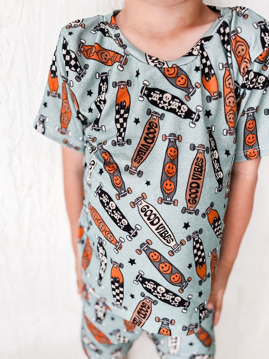 Bamboo good vibes pajama set