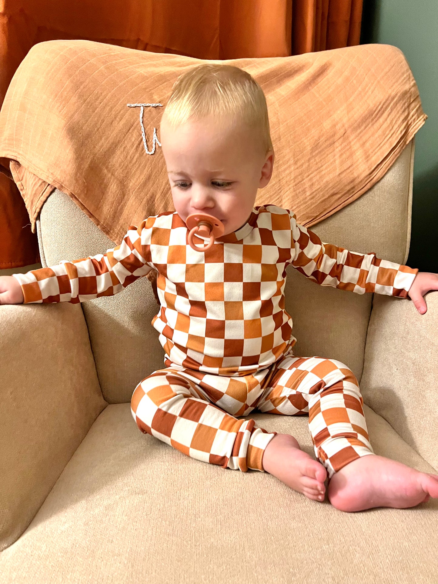 Checkered Lounge Set