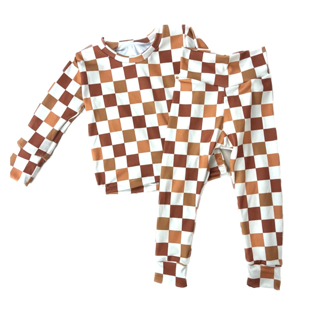 Checkered Lounge Set