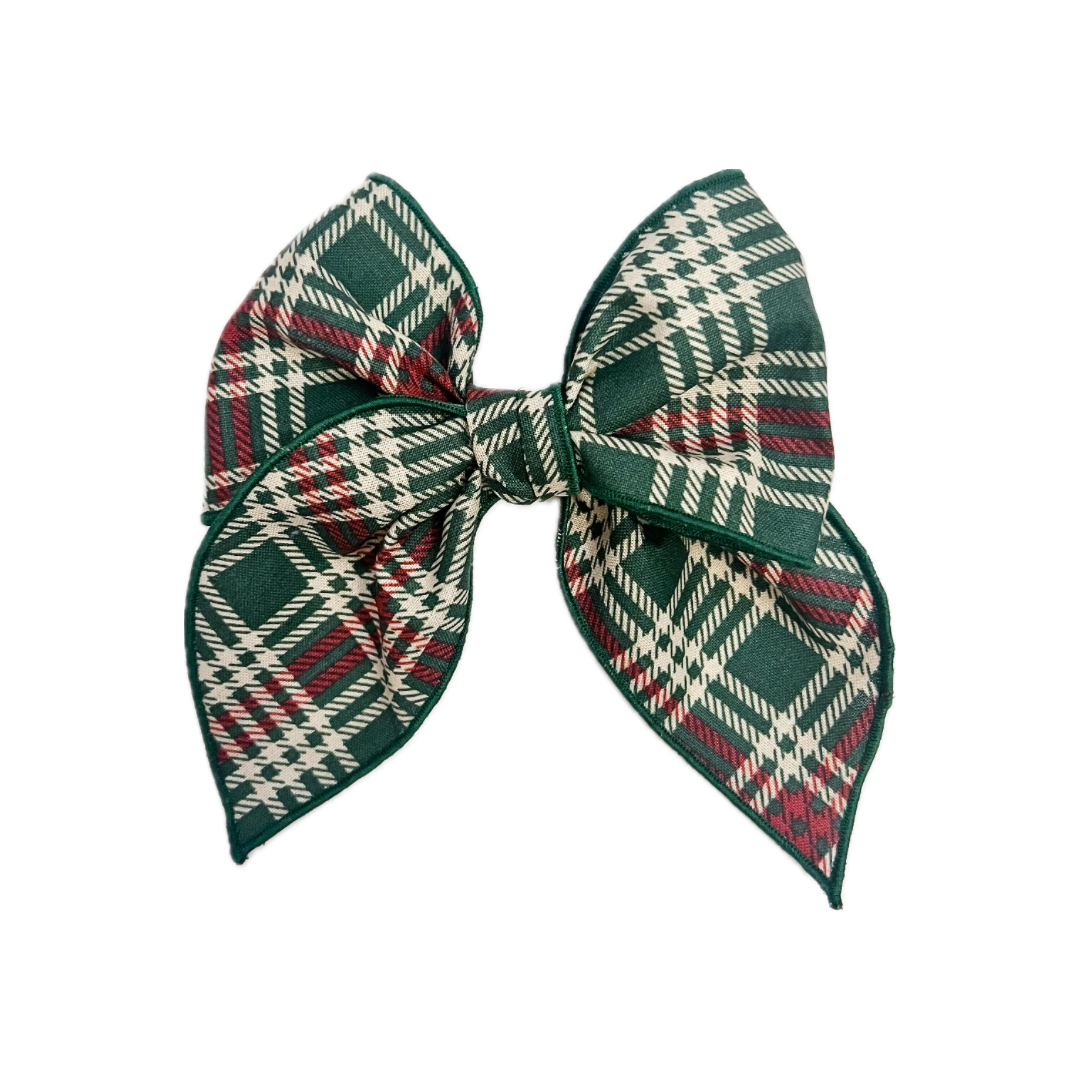 Green Christmas Bow