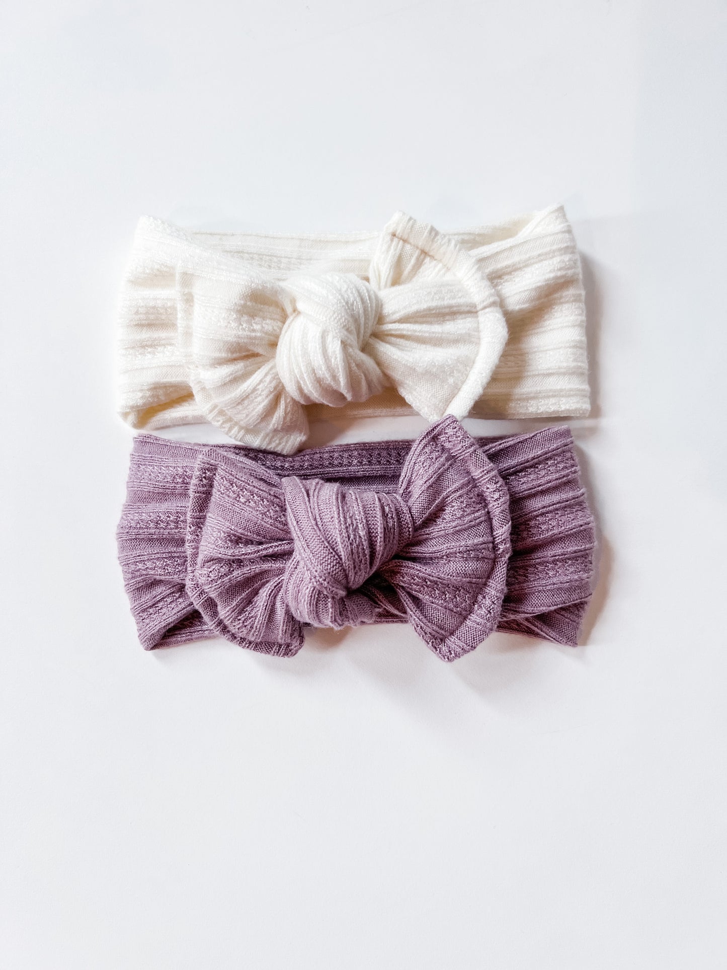 Cable knit baby headband